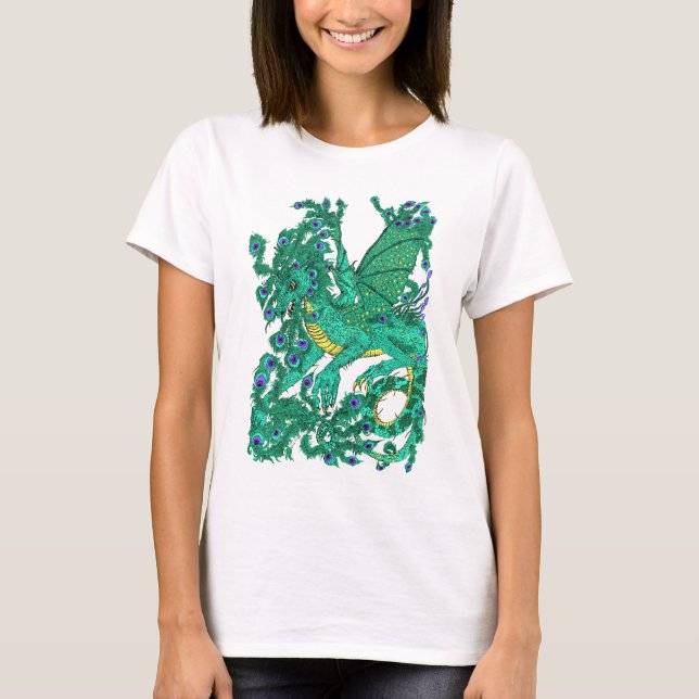 Peacock Dragon T-Shirt (Front)