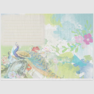 Peacock Ephemera 4 Tissue Paper