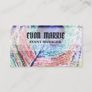 Peacock feather Abstract Art  Busines Card