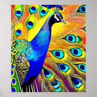 Peacock Feather Art