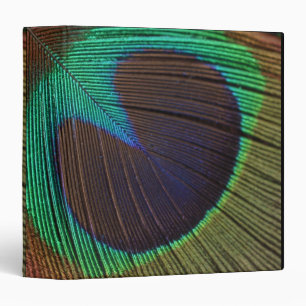 Peacock feather binder