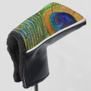 Peacock Feather Bold Art Golf Head Cover