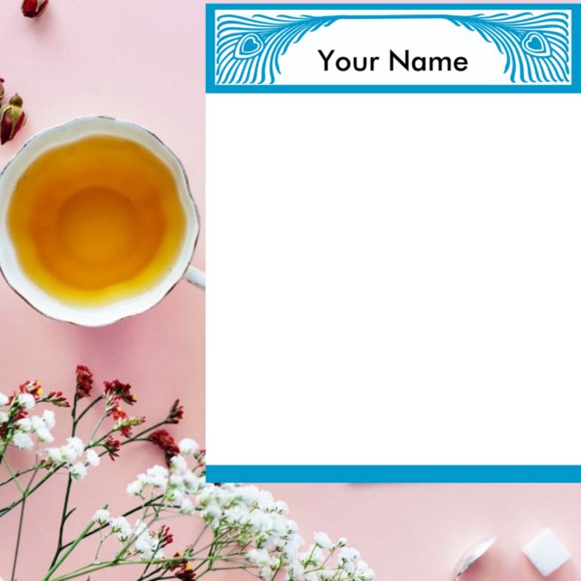 Peacock Feather  Border Customizable (Creator Uploaded)