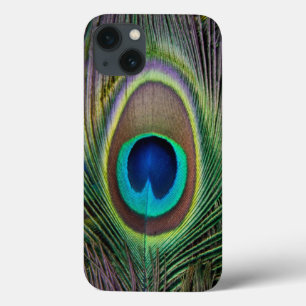 Peacock feather iPhone 13 case