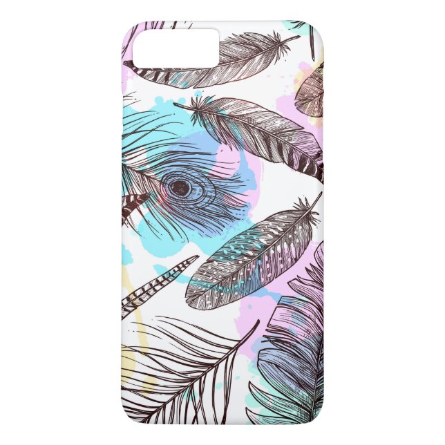 Peacock Feather Case-Mate iPhone Case (Back)