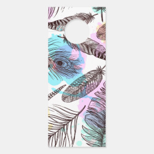 Peacock Feather Door Hanger