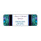 Peacock  Feather Drama -  Address Label