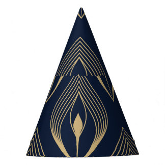 Peacock Feather: Floral Paisley Party Hat