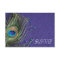 Peacock Feather Jewels Purple RSVP Response Card