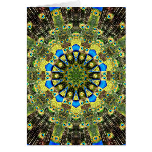 Peacock Feather Kaleidoscope 1