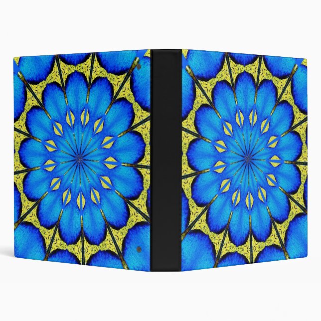 Peacock Feather Kaleidoscope 4 Binder (Background)