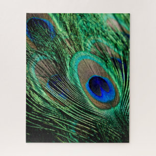 Peacock Feather Lucky Jigsaw Puzzle