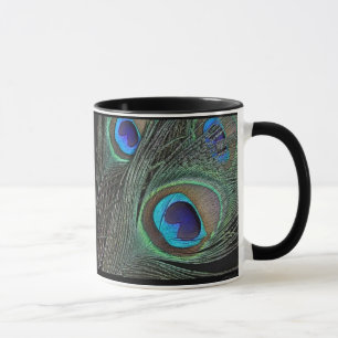 Peacock Feather Mug