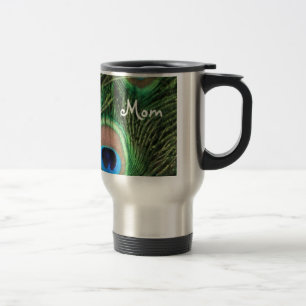 Peacock Feather Mug For Mom