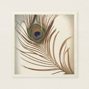 Peacock Feather Napkin