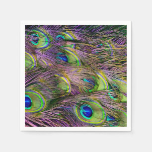 Peacock Feather Napkin