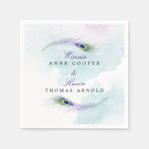 Peacock Feather Napkin