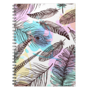 Peacock Feather Notebook