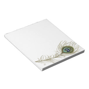 Peacock Feather Notepad