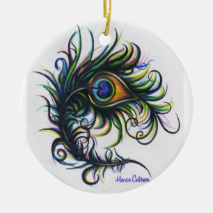 Peacock Feather Ornament