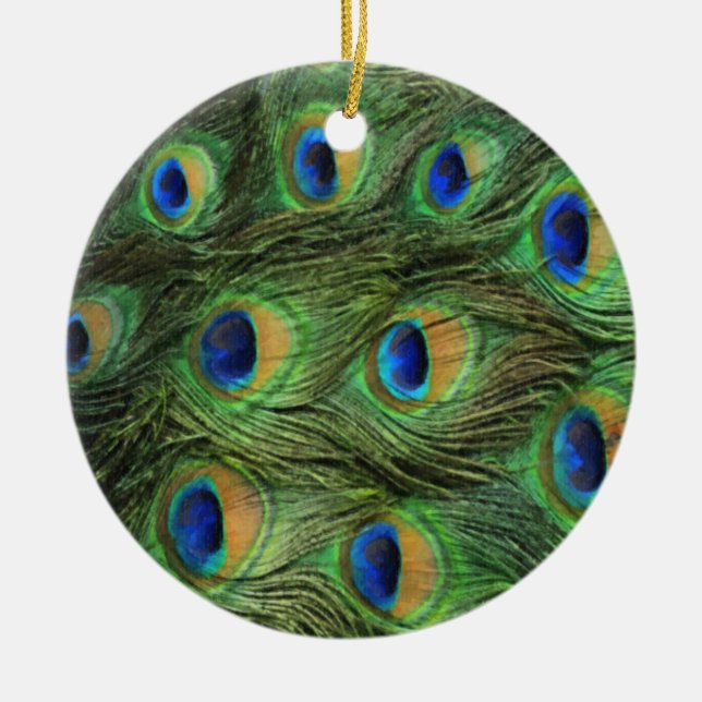 Peacock feather ornament (Front)