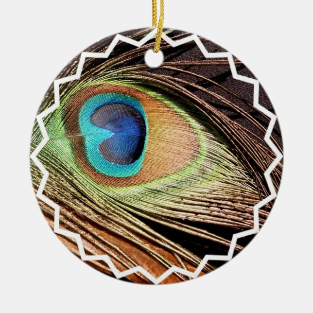Peacock Feather Ornament (Front)