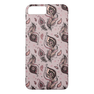 Peacock feather pattern iPhone 8 plus/7 plus case