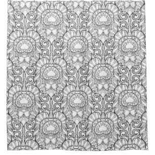 Peacock Feather Pattern Doodle