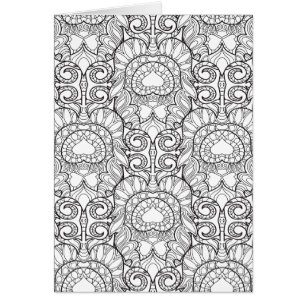 Peacock Feather Pattern Doodle