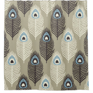 Peacock feather pattern, vintage style.