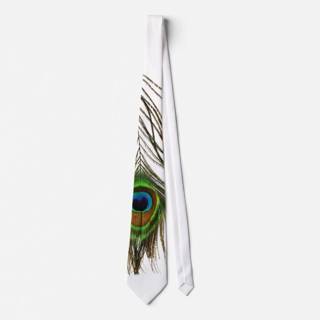 peacock feather tie (Front)
