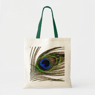 Peacock Feather Tote Bag