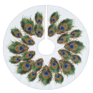Peacock Feather Tree Skirt