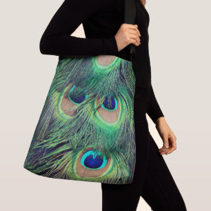 Peacock Feathers 3&5 Crossbody Bag