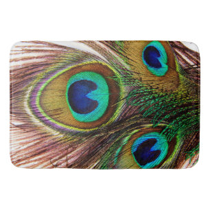 Peacock Feathers 4 Bath Mat