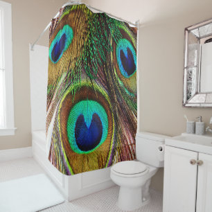 Peacock Feathers 4 Shower Curtain