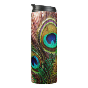 Peacock Feathers 4 Thermal Tumbler
