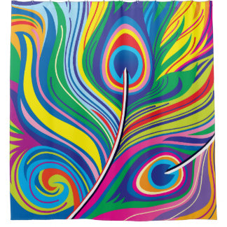 Peacock Feathers Abstract Art