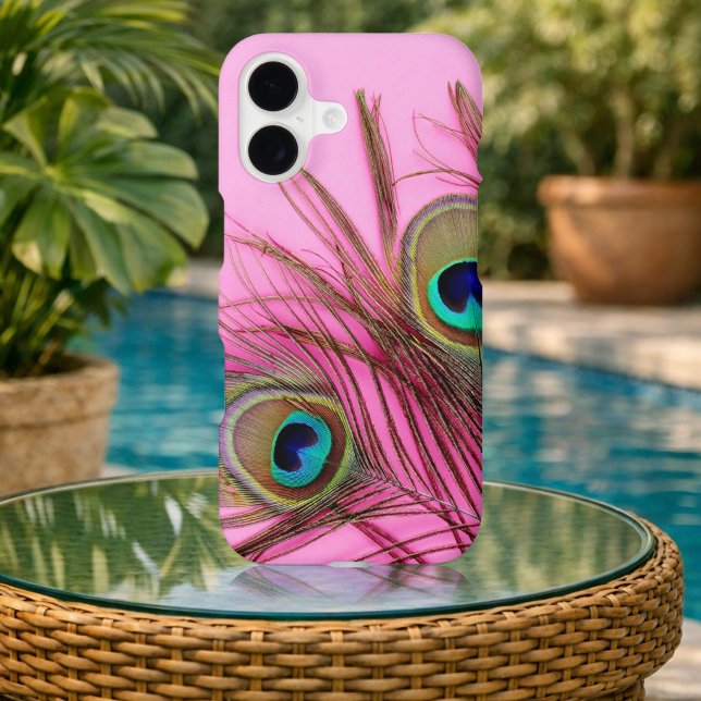 Peacock Feathers Bright Pink (Creator Uploaded)