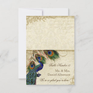 Peacock & Feathers Cartes Formelles do-it-yourself