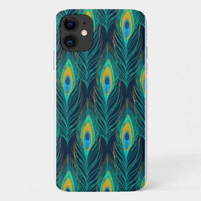 Peacock Feathers  Case-Mate iPhone Case (Back)