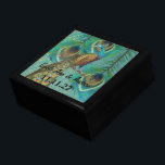 Peacock Feathers Damask Wedding Anniversary Gift Box<br><div class="desc">Wedding Black Lacquer Keepsake Custom Designer Personalized Jewellery Box or Memory Box Elegant Unique Wedding Anniversary  Christmas Gifts or Valentines Day Gifts</div>