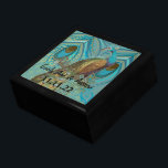 Peacock Feathers Damask Wedding Anniversary Gift Box<br><div class="desc">Wedding Black Lacquer Keepsake Custom Designer Personalized Jewellery Box or Memory Box Elegant Unique Wedding Anniversary  Christmas Gifts or Valentines Day Gifts</div>