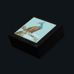 Peacock Feathers Damask Wedding Anniversary Gift Box<br><div class="desc">Wedding Black Lacquer Keepsake Custom Designer Personalized Jewellery Box or Memory Box Elegant Unique Wedding Anniversary  Christmas Gifts or Valentines Day Gifts</div>