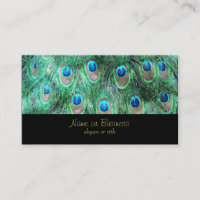 Peacock Feathers Exotic Wild Watercolor Pattern