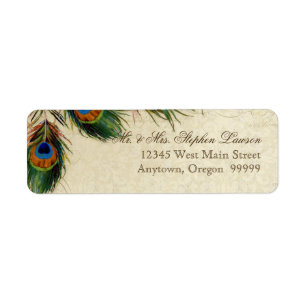 Peacock & Feathers Formal Mariage Adresse de corre