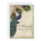 Peacock & Feathers Formal Wedding Tea Stained