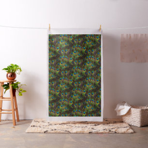 Peacock Feathers Invasion Fabric