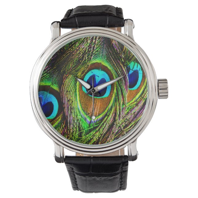 Peacock Feathers Invasion Watch (Front)