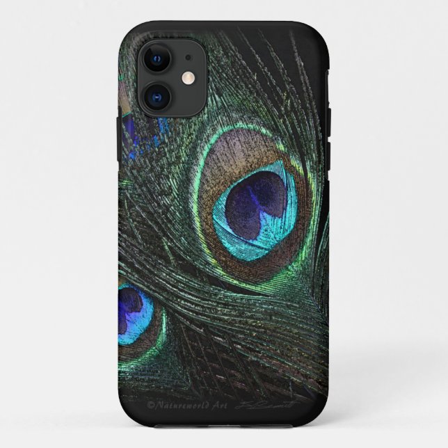 Peacock Feathers iPhone5 Coque universel (Dos)